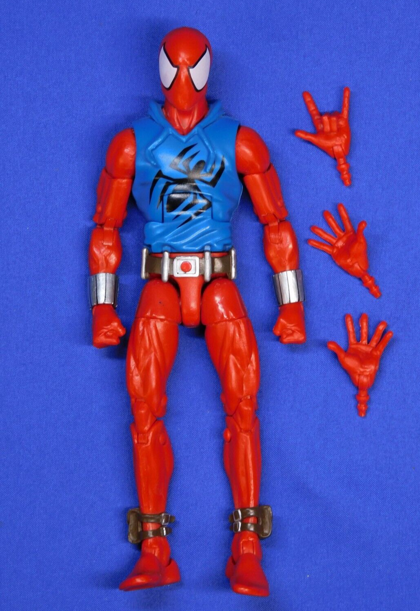 MARVEL LEGENDS SCARLET SPIDER BEN REILLY SPIDER-MAN FROM RHINO BAF