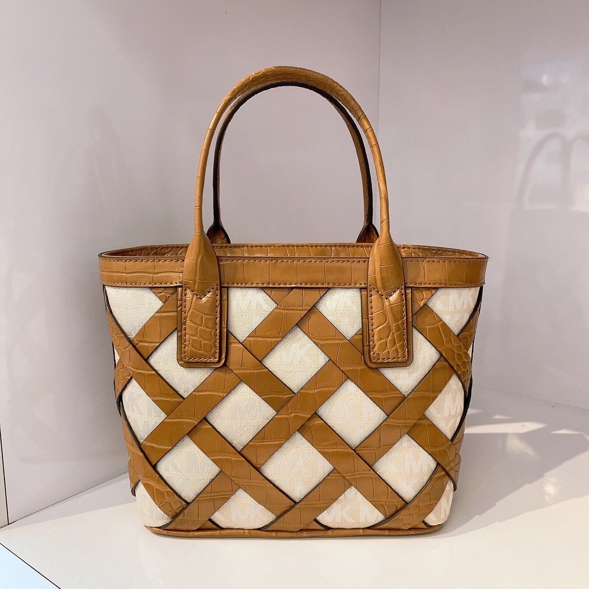 [MICHAEL KORS] SALE!! ミニトートバッグ SIENNA MICHAEL KORS SIENNA SMALL TOTE SHOULDER BAG PURSE BAG