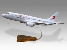 Boeing 737-800 Hong Kong Express Desk Wood Airplane New Model Small Scale 1/130