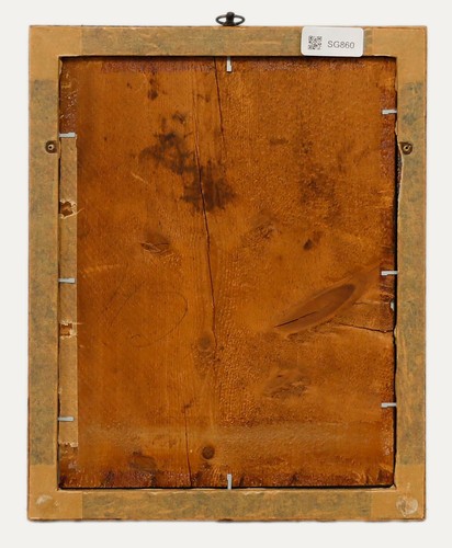 Late 19th Century Bird's Eye Maple Picture Frame with Cushion Profile - Picture 2 of 4