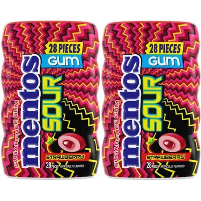 Mentos SOUR STRAWBERRY (Pack Of 2)