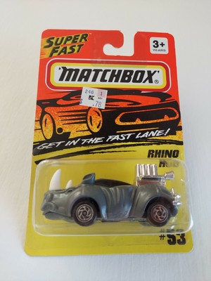 1994 Matchbox Superfast #53 Grey Rhino Rod New in Sealed Package