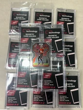 CDU Technology 35PT Magnetic Top Loader Card Holder Hard Acrylic Case 2 PK