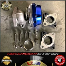 Blue Ultra Gate 38mm Compact Turbo Charger External Wastegate 13+7 PSI Spring