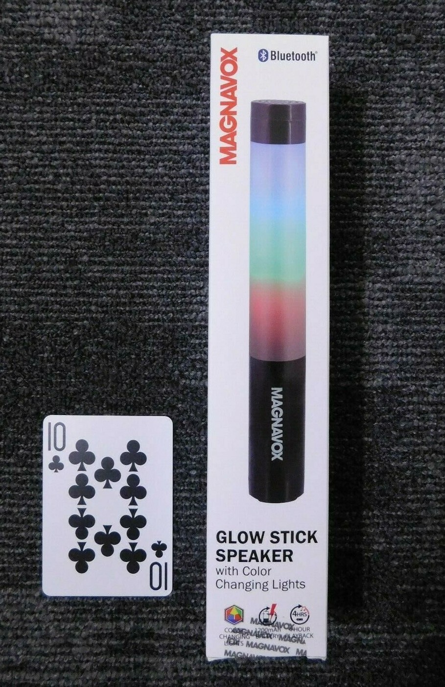 magnavox light up wireless boombox