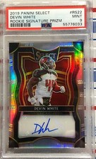 2019 SELECT DEVIN WHITE, #RS-22, AUTO, ROOKIE, SILVER, SERIAL #126/199, PSA MINT