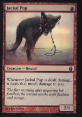 Jackal Pup - Premium Deck Series: Fire and Lightning: #2 - Foil Nm