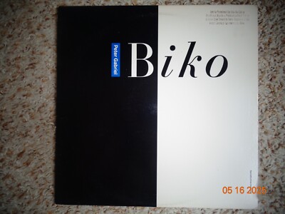 Peter Gabriel Biko (12'' Maxi Single) PROMO COPY   vinyl record NM