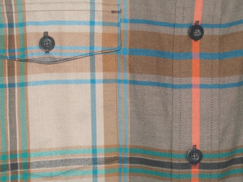 CAMISA A CUADROS PATAGONIA Algodón Orgánico MANGA LARGA Botón Frontal Talla XXL - Imagen 3 de 5