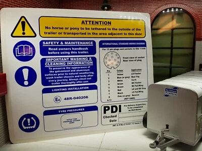 Ifor Williams 13 Pin Wiring Tyre Info Livestock Tipping Flatbed Trailer Decal