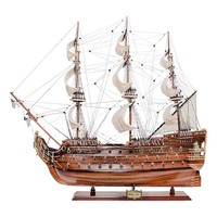 Kriegsschiff - Royal Louis Modellschiff Aus Holz/Metall 75 X 67 Cm Sea-Club