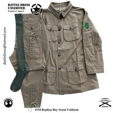 REPLICA 1910 "Teens-Era" Scout Uniform Scouters Wear 