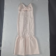 ​ASOS Design Scuba Bunny Tie Midi Dress Pink Blush UK 6 Wedding Guest Party Prom