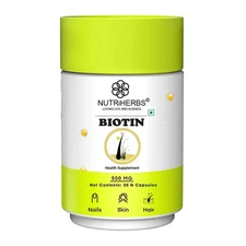 NUTRiHERBS Biotin Capsules 30 Capsules