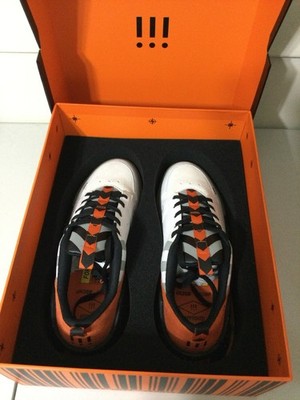 MSCHF FWD Shoe MSCHF-003 Men's Low Top Athletic Sneakers White Orange Black