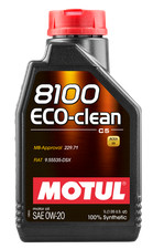 Motul 1L Synthetic Engine Oil 8100 Eco-Clean 0W20 - Case of 12 39.65 per gallon