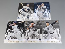 2018 Topps Update Series Postseason Preeminence Lot Of 5 New York Yankees NM+