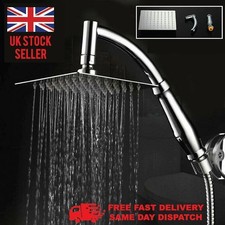 High Pressure Large Square Stainless Steel Shower Head Extension with Shower Arm