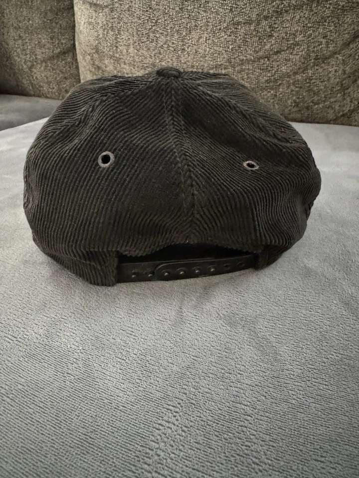 De colección Joe Camel Cigarrillo Suave Personaje Negro Pana Snapback Gorra Sombrero Foto 3 de 4