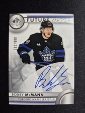 2023-24 SP Authentic Hockey Bobby McMann Future Watch Auto /999
