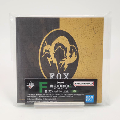 Metal Gear Solid Delta Snake Eater FOX HOUND Memo Pad Kuji Prize F Japan New