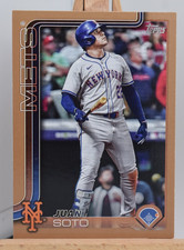Juan Soto BROWN BORDER /2025 2025 Topps Series 2 New York Mets #700