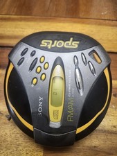 SONY Sports Walkman D-FS18 CD Player FM Radio G-Protection Cd Spins But No Read
