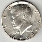 1968-D Kennedy 40% Silver Half Dollar
