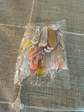 Multicolor Bow Snap Hair Clips/Barrettes Lot, Plastic, Women  Teens