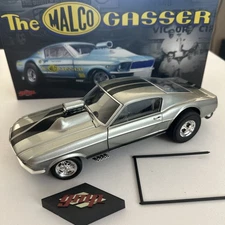 GMP 1/18 Ford Mustang The Malco Gasser Silver 18885 RARE
