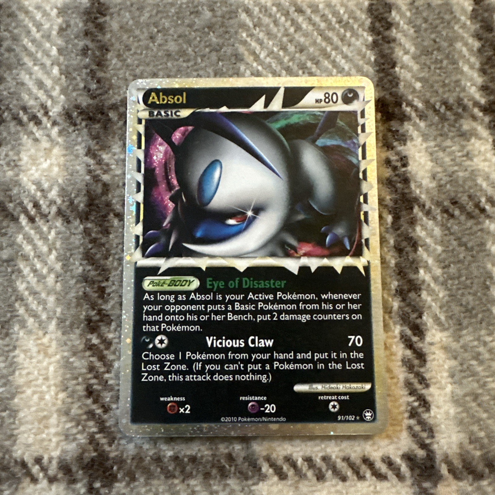 Absol Prime Triumphant Full Art Holo Card 
