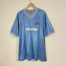 Manchester City 1982/1983 Retro Home Shirt Jersey Kit Score Draw Men's Size XXL