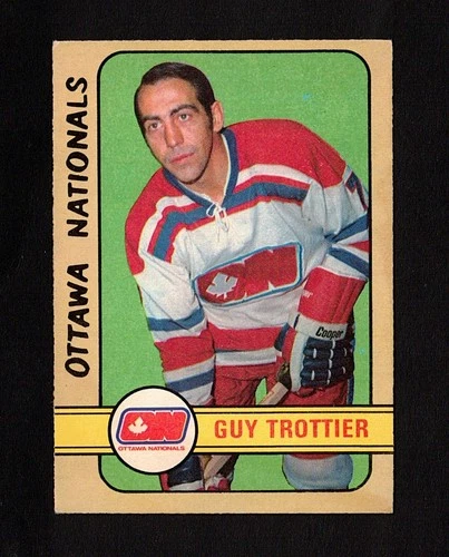 1972-73 GUY TROTTIER #326 VG-EX+ OPC SCARCE Hi# Ottawa Nationals WHA Hockey Card