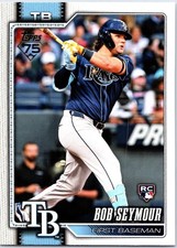 2026 Topps Series 1 Baseball Bob Seymour Tampa Bay Rays #70 (RC)