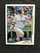 GREG BIRD 2014 Topps Pro Debut #207 Charleston RiverDogs (Buy 10 get 10 Free)