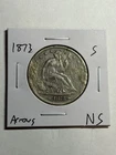 1873-S Seated Liberty Half Dollar 50c XF Details Tough Date