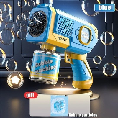 Electric Automatic Bubble Machine Gun Summer Beach Bathing Outdoor games