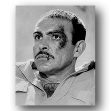 Sean Connery Photo 8x10 The Hill 1965 Actor Joe Roberts Black And White Headshot