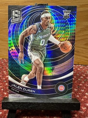 2022-23 Panini Spectra Asia Green Prizm Jalen Duren #163 Rookie RC