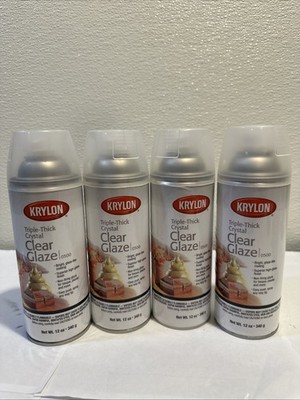 Krylon I00500A07 12-Ounce Triple Thick Clear 12 Ounce (Pack of 4), High-Gloss