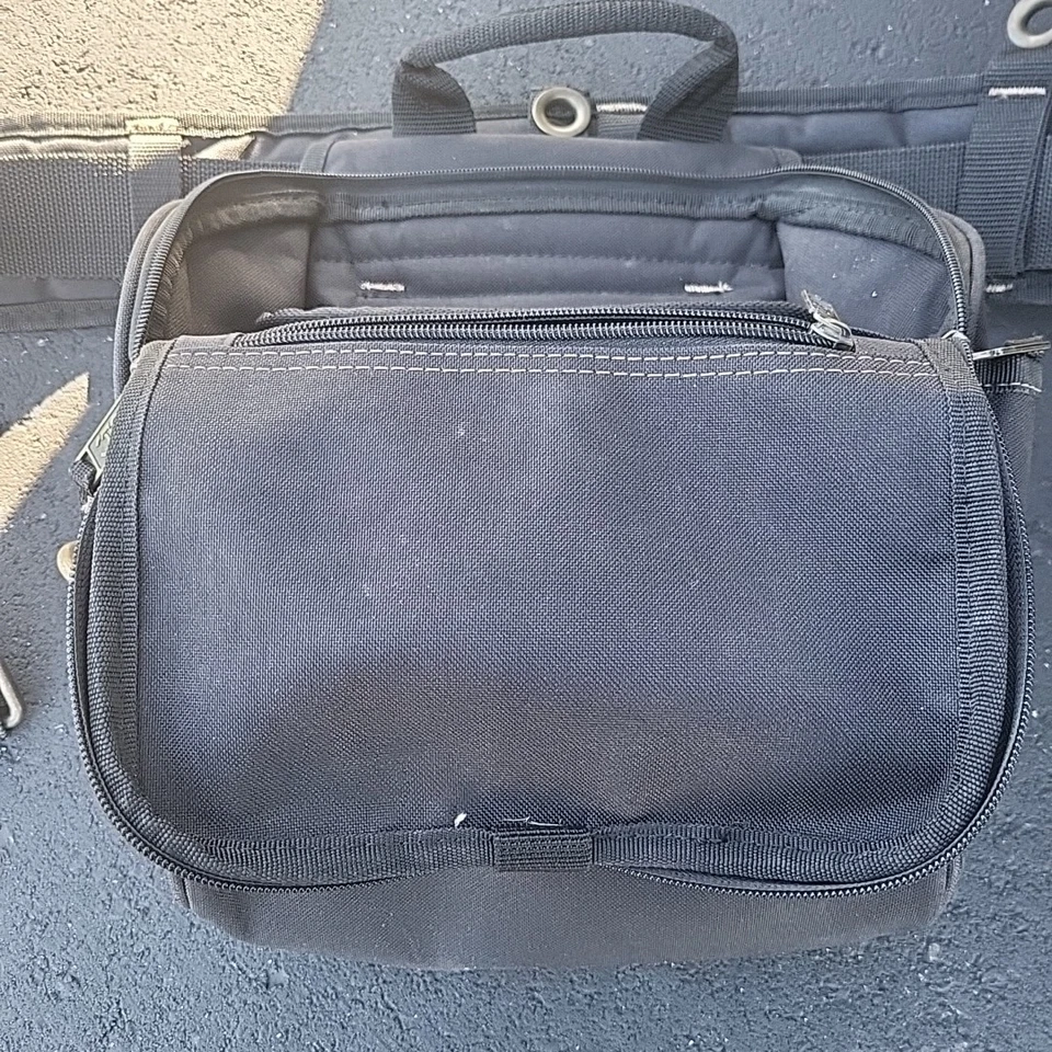 Combo de correa de herramientas de engranaje de trabajo CLC con tirantes y bolsa de herramientas Foto 3 de 4