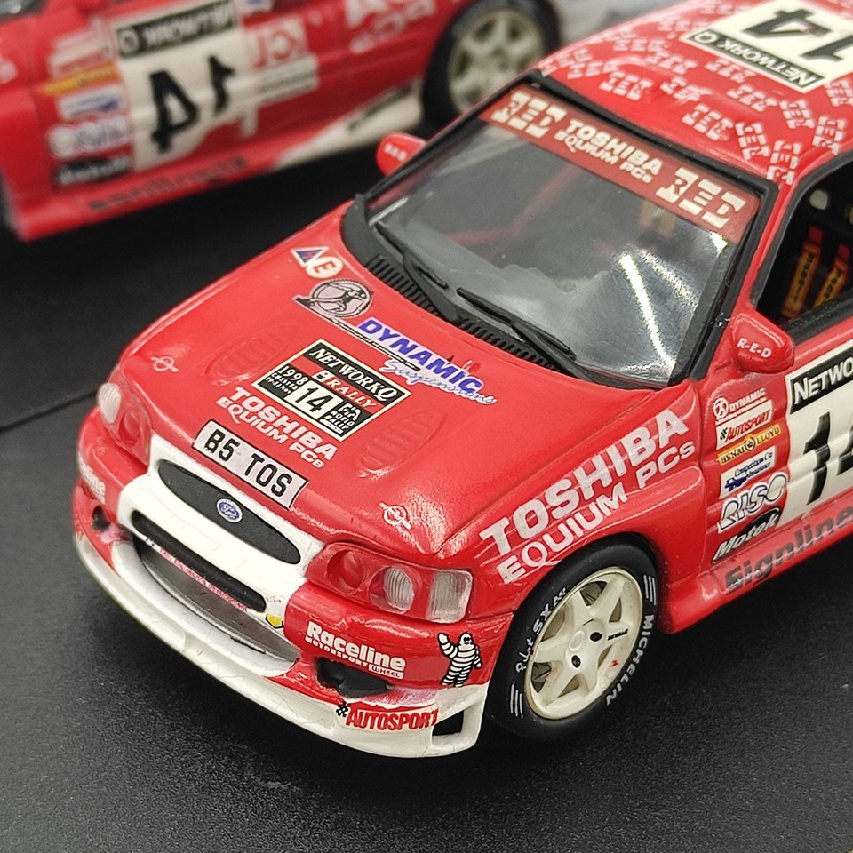 Ford Escort WRC Toshiba – Skid Vitesse 1/43 – Great Britain Rallye 1998 – Occasion