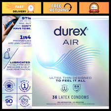 Extra Thin Regular Fit Condoms, Natural Rubber Latex, 36 Count - Premium Comfort