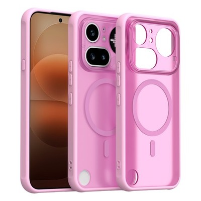 Magsafe Hülle für Nothing Phone 4A Pro Schutzhülle Kratzfest Handyhülle Pink