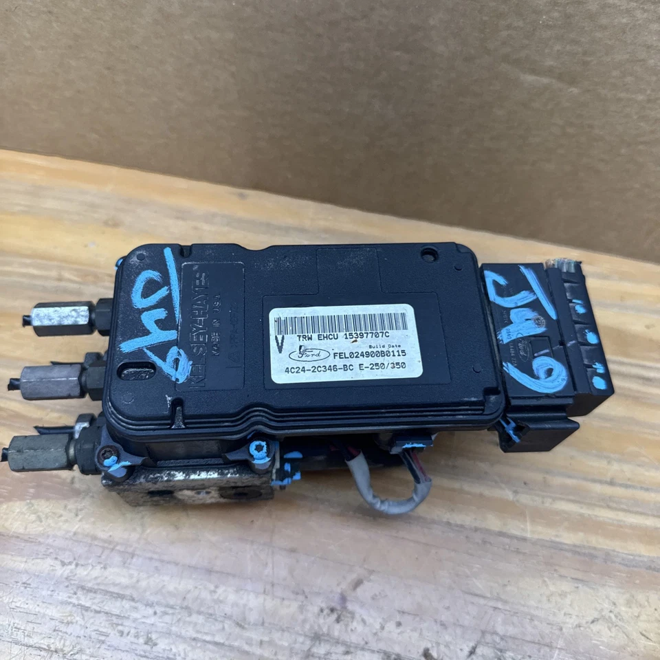 04 2004 Ford E250 E350 Bomba ABS Módulo de freno antibloqueo Parte 4C24-2C346-BC Foto 2 de 4