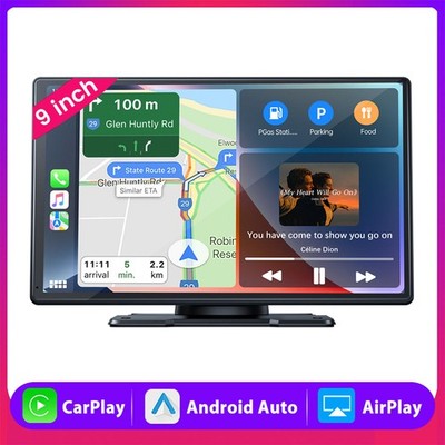 9'' Tragbarer Touchscreen Car Play Autoradio Wireless Apple CarPlay Android Auto