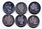 Barber Dimes - Lot of 12 couns