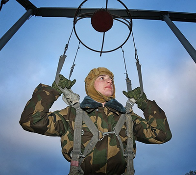 Vintage Soviet Parachute D-6 Series 4 Backpack + Suspension System