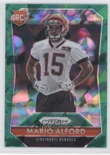 2015 Panini Prizm Rookies Green Crystal Prizm 34/75 Mario Alford #266 3c9