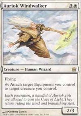 1 x Auriok Windwalker - Fifth Dawn - Heavy Play - MTG